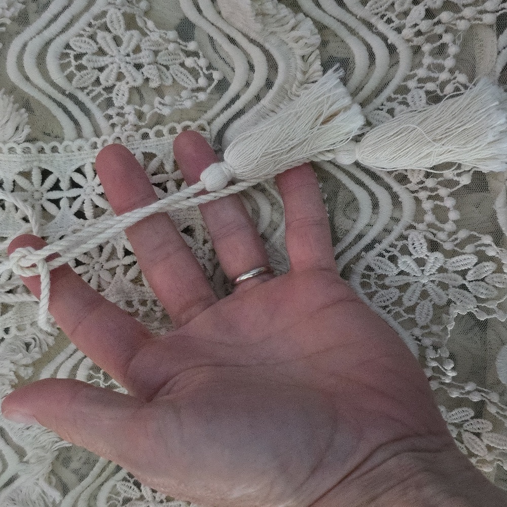 NWT Chic Cream Lace Swim Coverup - Picture 5 of 10
